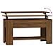 Tavolino Salotto Rovere Marrone 101x49x52 Cm Legno Multistrato - Foto miniatura 5