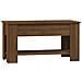 Tavolino Salotto Rovere Marrone 101x49x52 Cm Legno Multistrato - Foto miniatura 6