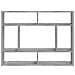 Mensola A Muro Grigio Sonoma 75x16x55 Cm In Legno Multistrato - Foto miniatura 3