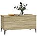Tavolino Salotto Rovere Sonoma 90x44,5x45 Cm Legno Multistrato - Foto miniatura 7