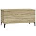 Tavolino Salotto Rovere Sonoma 90x44,5x45 Cm Legno Multistrato - Foto miniatura 9