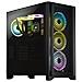 Case iCUE 4000D RGB Airflow Midi Tower ATX / EATX / micro ATX / Mini-ITX 2 Porte USB 3.2 Colore Nero (Finestrato) - Foto miniatura 1