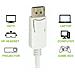 IADAP DP-HDMIFP460 cavo e adattatore video 0,15 m DisplayPort HDMI Bianco - Foto miniatura 2