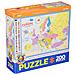 (eurhr Mappa Delleuropa Puzzle Da 200 Pezzi Puzzle Da 200 Pezzi - Foto miniatura 1