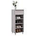 Scarpiera Grigio Sonoma 40x36x105 Cm In Legno Multistrato - Foto miniatura 9