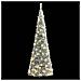 Albero Di Natale Artificiale Pop-up Neve Fioccata 200 Led 210cm - Foto miniatura 2