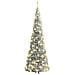 Albero Di Natale Artificiale Pop-up Neve Fioccata 200 Led 210cm - Foto miniatura 5