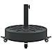 Base per Ombrellone con Ruote per Pali Ø38/48 mm 27 kg Rotonda - Foto miniatura 4