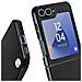 Cover Per Samsung Galaxy Z Flip6 Texture Fibra Di Carbonio, Nero - Foto miniatura 4