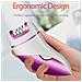 Epilatore Rasoio Elettrico Ricaricabile 3in1 Donna Corpo Pedicure Lima Sk-155 - Foto miniatura 4
