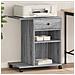 Supporto Per Stampante Con Ruote Grigio Sonoma 60x40x68,5 Cm - Foto miniatura 1