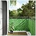 Paravento Da Balcone Con Aspetto Pianta Verde 400x90 Cm Pvc - Foto miniatura 1
