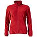 Basic Micro Fleece Jacket Ladies Rosso M - Foto miniatura 1