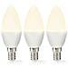 Confezione Da 3 Lampadine Led E14 2,8 W 250 Lm 2700 K A Forma Di Candela, Bianco - Foto miniatura 2