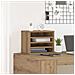 Organizer per Scrivania Rovere Artigianale 36x26x29.5 cm Legno Compensato - Foto miniatura 4