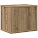 Organizer per Scrivania Rovere Artigianale 36x26x29.5 cm Legno Compensato - Foto miniatura 7