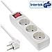 Multipresa 3x Shucko, con interruttore, bianco, cavo 3m, - Foto miniatura 1