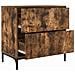 Comodino Rovere fumo 63.5 x 36 x 61 cm Legno multistrato - Foto miniatura 5