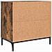 Comodino Rovere fumo 63.5 x 36 x 61 cm Legno multistrato - Foto miniatura 8