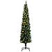 Albero di Natale Artificiale Sottile con 300 LED 210 cm - Foto miniatura 2