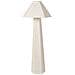 Lampada Da Pavimento Dembi Lino Sintetico Beige Chiaro - Foto miniatura 2