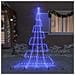Albero di Natale LED con picchetti per il terreno Blu 500 cm - Foto miniatura 3