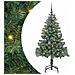 Albero di Natale con 150 LED con supporto Verde 150 cm PVC - Foto miniatura 1