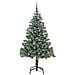 Albero di Natale con 150 LED con supporto Verde 150 cm PVC - Foto miniatura 3