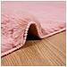Tappeto in Pelliccia Sintetica di Coniglio Olite Rosa - Foto miniatura 5