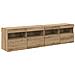 Mobiletti TV da Parete 2 pcs Rovere artigianale 80 x 30 x 40 cm - Foto miniatura 1