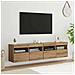 Mobiletti TV da Parete 2 pcs Rovere artigianale 80 x 30 x 40 cm - Foto miniatura 2