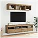 Mobiletti TV da Parete 2 pcs Rovere artigianale 80 x 30 x 40 cm - Foto miniatura 6