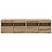 Mobiletti TV da Parete 2 pcs Rovere artigianale 80 x 30 x 40 cm - Foto miniatura 8
