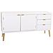 Credenza In Legno Bianco 145x42x71,5h - Foto miniatura 1