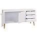 Credenza In Legno Bianco 145x42x71,5h - Foto miniatura 3