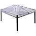 Sostituzione Copertura Gazebo Trasparente 400 x 300 x 32 cm PVC - Foto miniatura 1