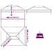 Sostituzione Copertura Gazebo Trasparente 400 x 300 x 32 cm PVC - Foto miniatura 9