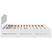 Struttura del letto Bianco 200 x 200 cm Legno Ingegnerizzato - Foto miniatura 9