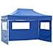 Tenda Party Blu 280 x 410 x 315 cm Tessuto Oxford - Foto miniatura 3