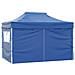 Tenda Party Blu 280 x 410 x 315 cm Tessuto Oxford - Foto miniatura 4