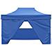 Tenda Party Blu 280 x 410 x 315 cm Tessuto Oxford - Foto miniatura 5