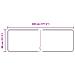 Runner Tappeto MARSA Grigio 80 x 450 cm Poliestere e PVC - Foto miniatura 7