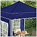 Tenda per feste a pop-up 195 x 195 x 245 cm Blu Tessuto Oxford - Foto miniatura 4