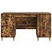 Scrivania Rovere Fumo 142,5 x 50 x 75 cm Legno ingegnerizzato - Foto miniatura 4