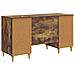 Scrivania Rovere Fumo 142,5 x 50 x 75 cm Legno ingegnerizzato - Foto miniatura 6
