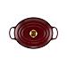 21178319494441 tegame 6,3 L Ovale Rosso - Foto miniatura 2