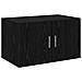 Armadio per la conservazione con ripiani Rovere Nero - Foto miniatura 6