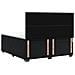 Letto box spring con materasso Nero 140 x 200 cm Velluto - Foto miniatura 8