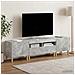Mobile TV LED a 5 pezzi Grigio Cemento Legno ingegnerizzato - Foto miniatura 3