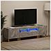 Mobile TV LED a 5 pezzi Grigio Cemento Legno ingegnerizzato - Foto miniatura 8